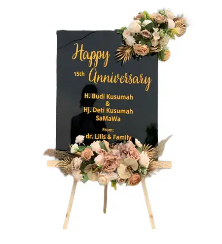 Papan Bunga Akrilik Lhoong