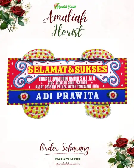Papan Bunga Ucapan Selamat Lhoong